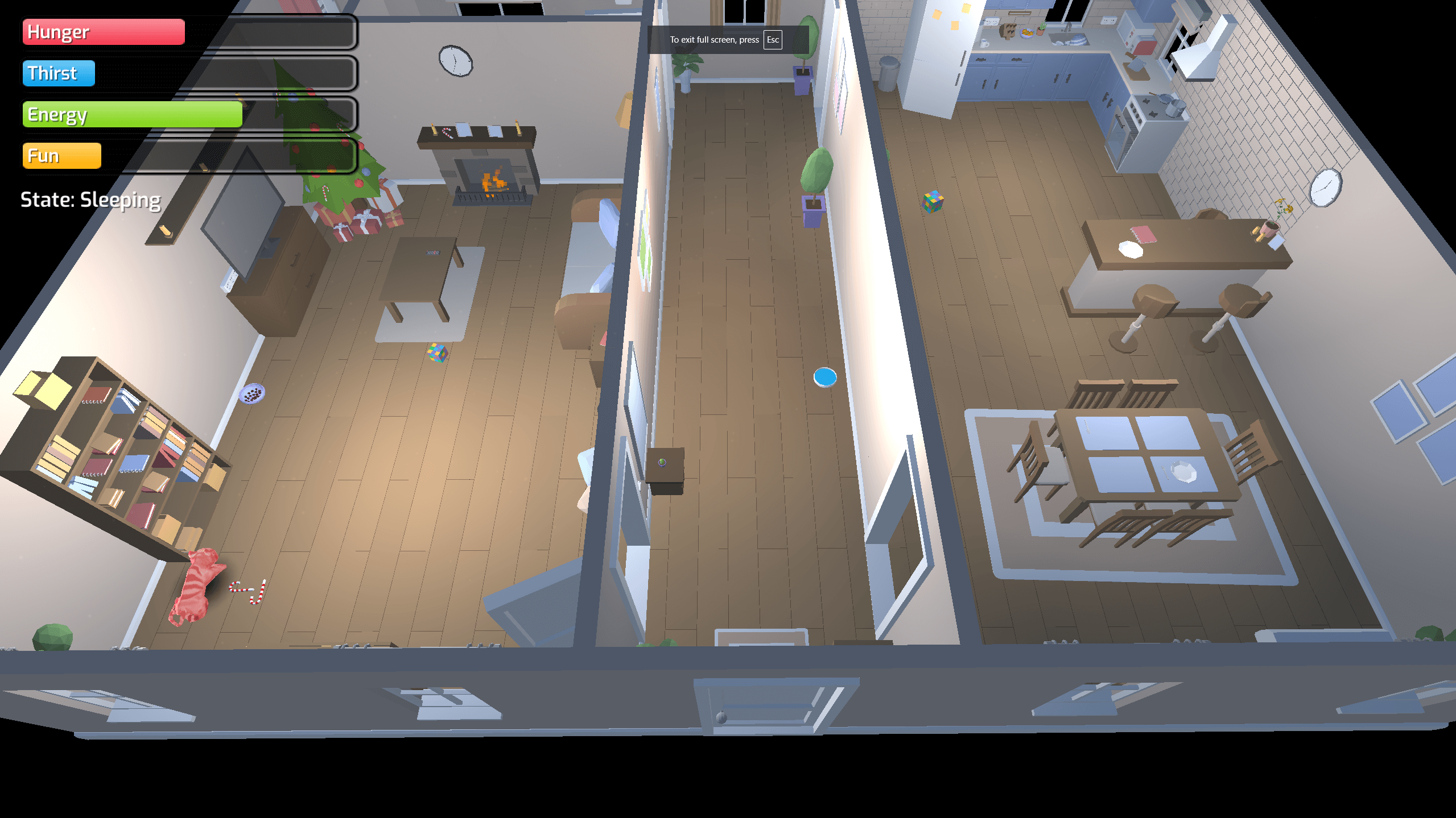 Cat Simulator – Utility AI Demo